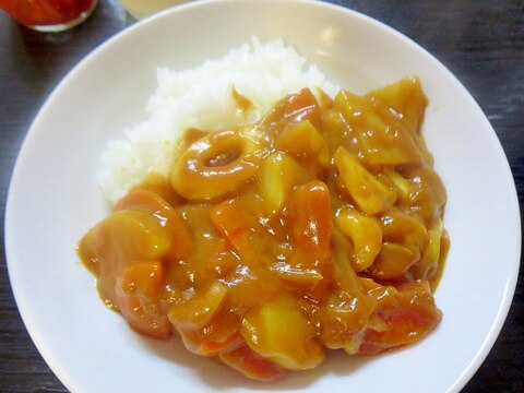 竹輪入りカレーライス